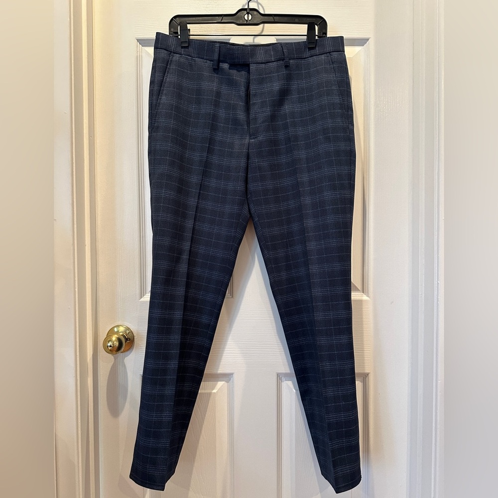 RUDIE LONDON windowpane trousers